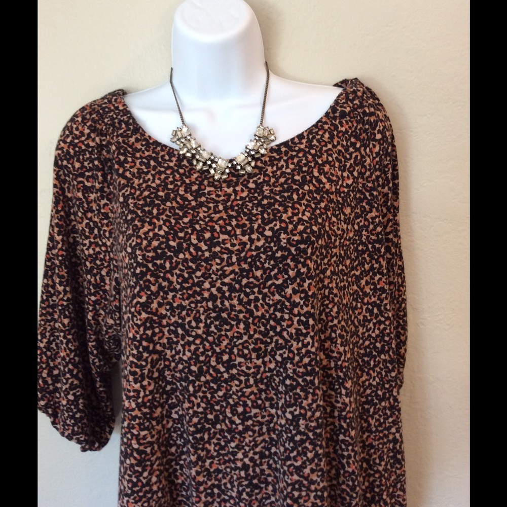 LOFT Cheetah Print Top